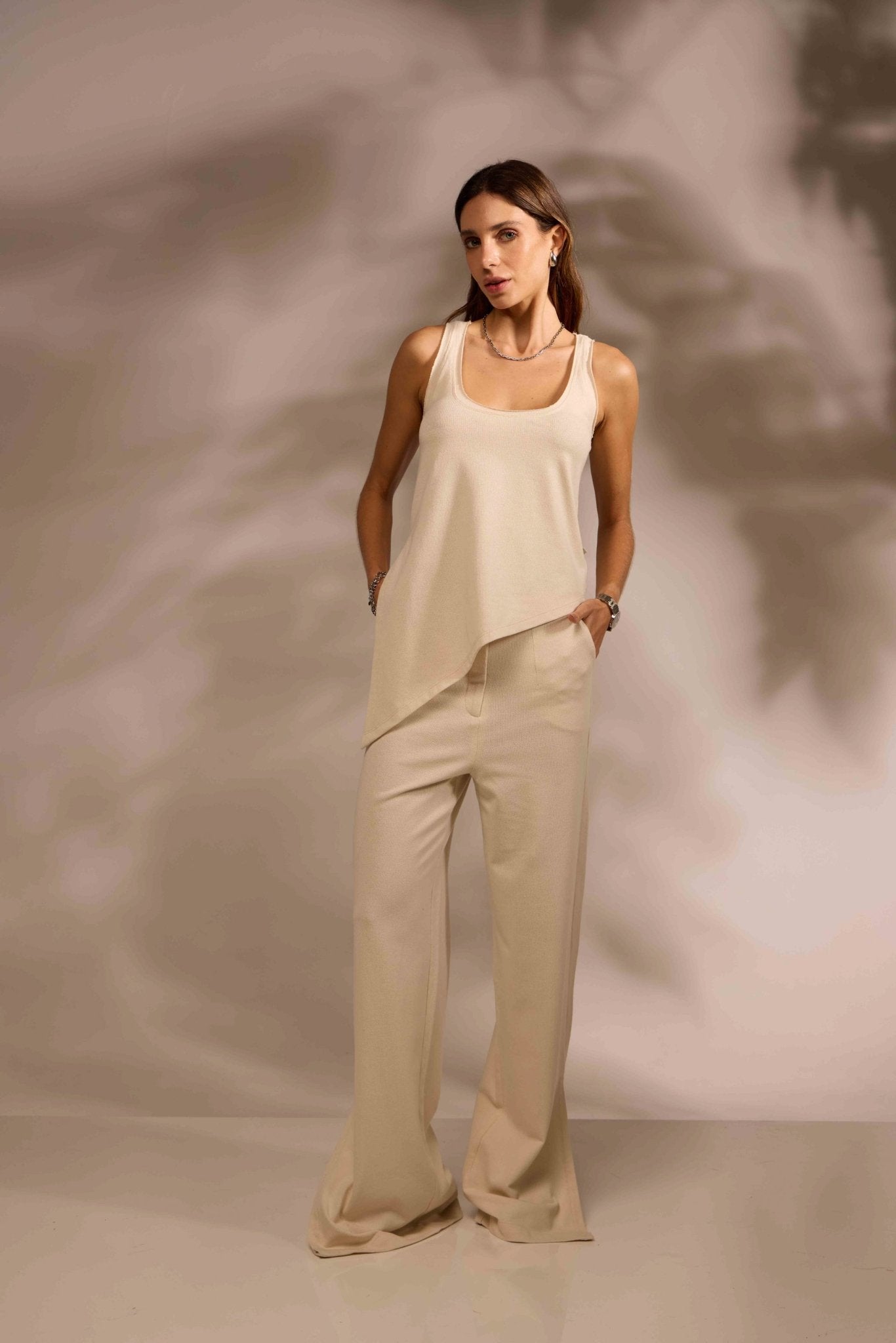 CALÇA CELESTE ALGODÃO - OFF WHITE da Vörr Brasil | Vörr Brasil