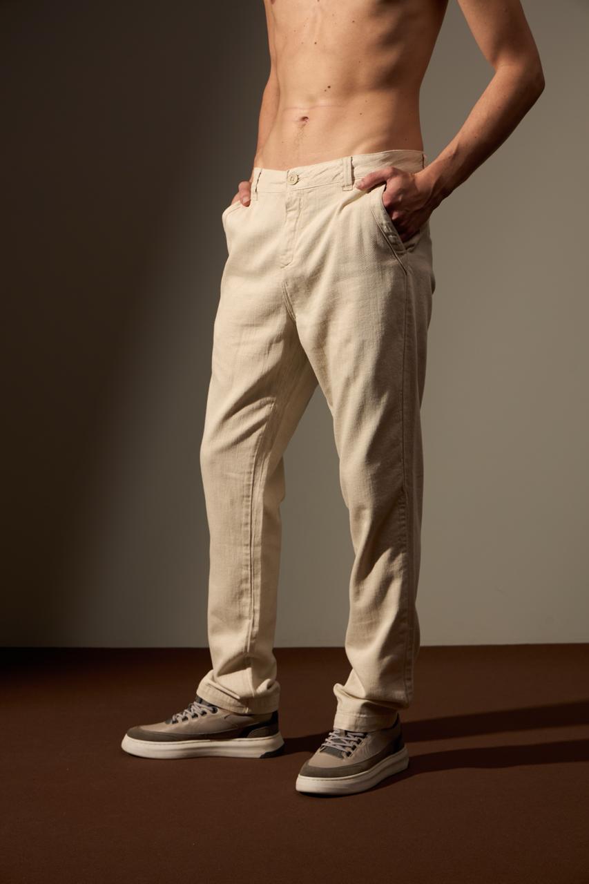 CALÇA CERRADO LINHO - AREIA da Vörr Brasil | Loja Oficial Vörr Brasil