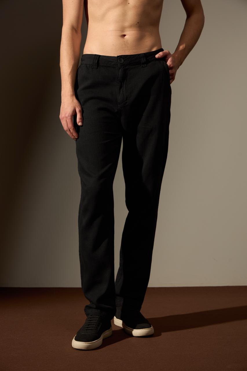 CALÇA CERRADO LINHO - PRETO da Vörr Brasil | Loja Oficial Vörr Brasil