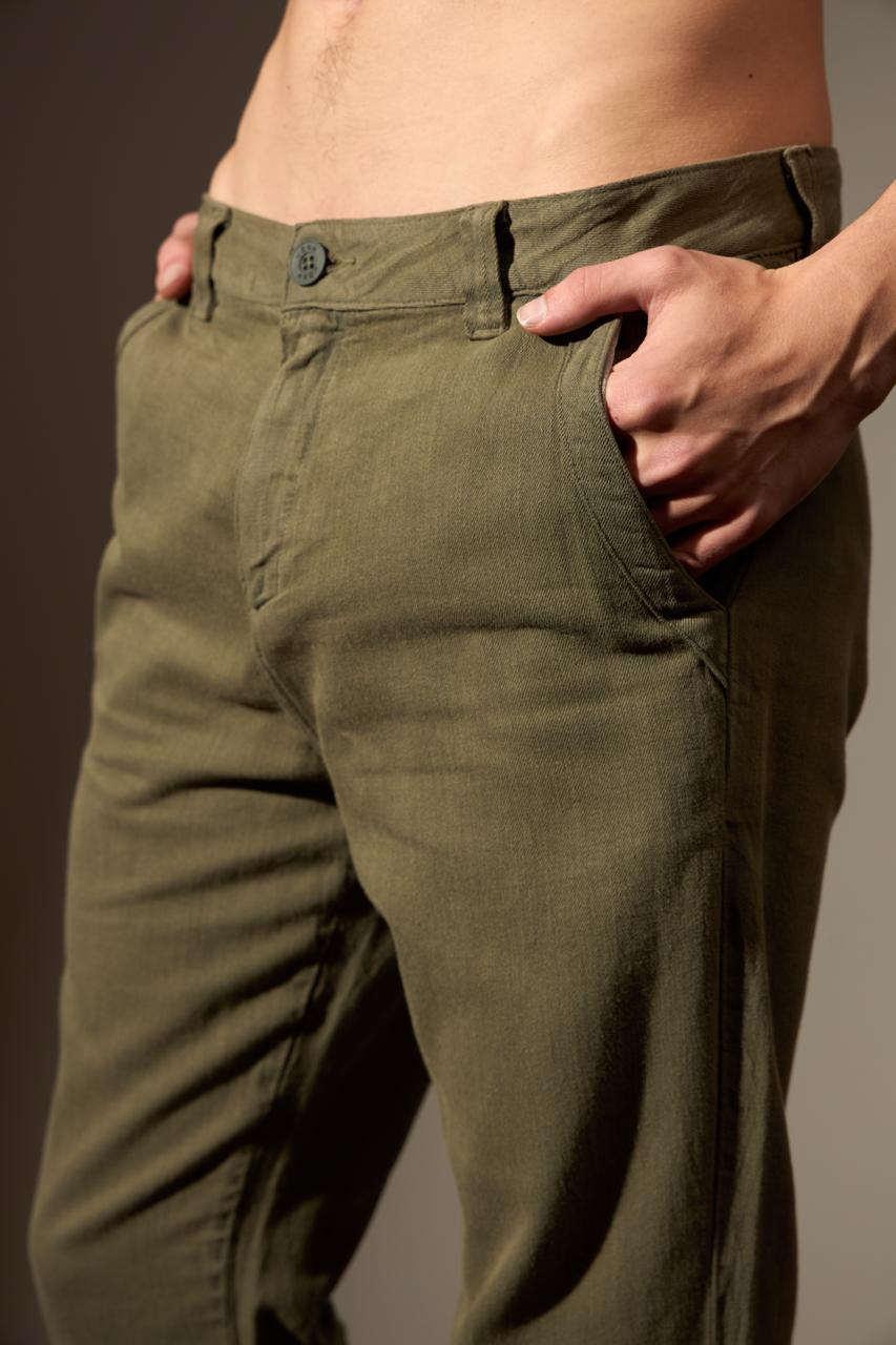 CALÇA CERRADO LINHO - VERDE da Vörr Brasil | Vörr Brasil