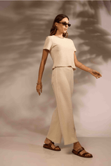 CALÇA GOLDEN HOUR ALGODÃO - OFF WHITE da Vörr Brasil | Loja Oficial Vörr Brasil