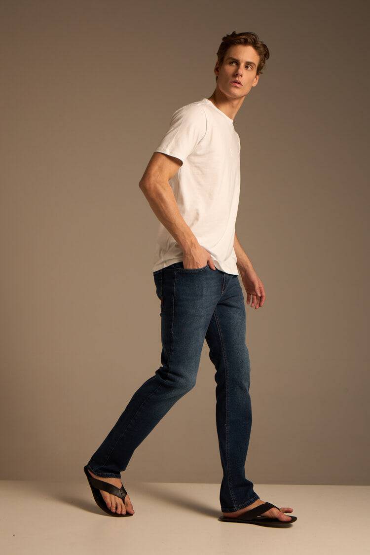 CALÇA JEANS 002 BASE SLIM - AZUL da Vörr Brasil | Loja Oficial Vörr Brasil