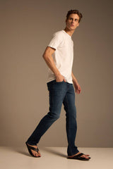 CALÇA JEANS 002 BASE SLIM - AZUL da Vörr Brasil | Loja Oficial Vörr Brasil