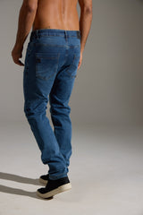 CALÇA JEANS CONFORT ALGODÃO - AZUL da Vörr Brasil | Vörr Brasil