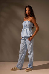 CALÇA ONDAS ALGODÃO - AZUL da Vörr Brasil | Loja Oficial Vörr Brasil