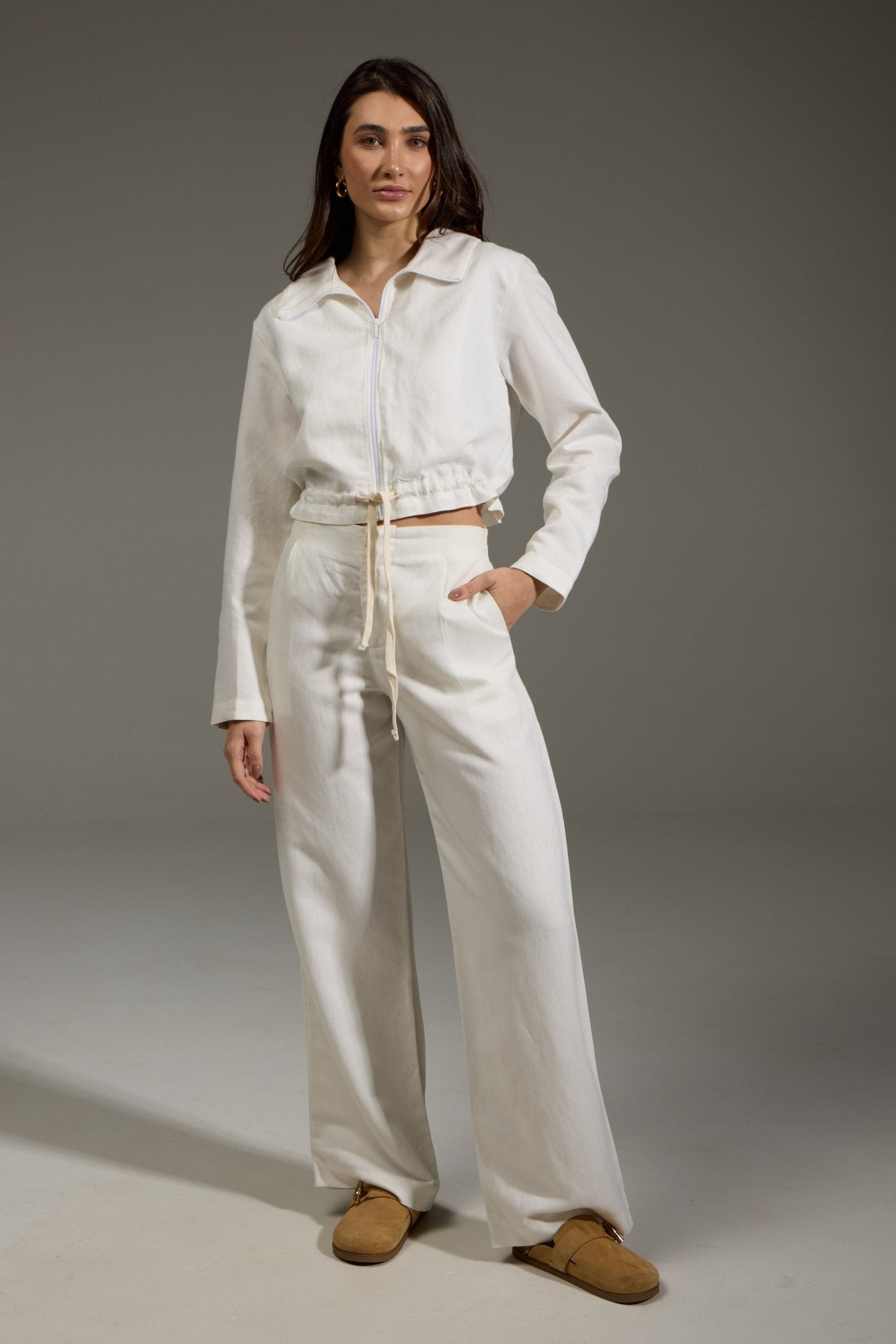 CALÇA ORIGEM LINHO - OFF WHITE da Vörr Brasil | Vörr Brasil