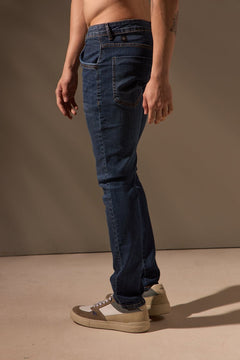 CALÇA JEANS VÖRR ALGODÃO - MARINHO