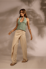 CALÇA SERENO LINHO - OFF WHITE da Vörr Brasil | Loja Oficial Vörr Brasil