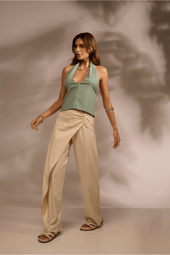 CALÇA SERENO LINHO - OFF WHITE