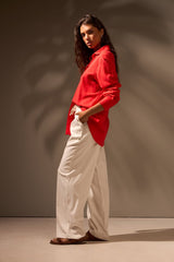 CALÇA SUNSET LINHO - OFF WHITE da Vörr Brasil | Loja Oficial Vörr Brasil