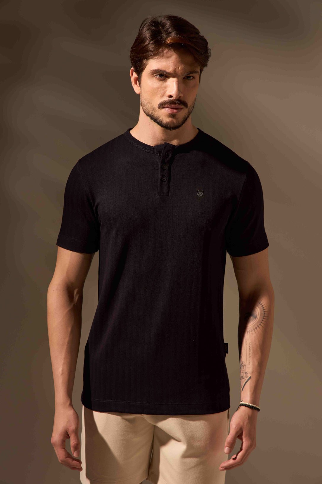 CAMISA EQUILÍBRIO ALGODÃO - PRETO da Vörr Brasil | Loja Oficial Vörr Brasil