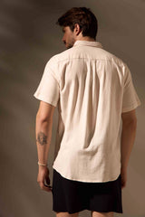 CAMISA LINHO FLOW - OFF WHITE da Vörr Brasil | Loja Oficial Vörr Brasil