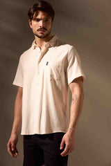 CAMISA LINHO FLOW - OFF WHITE da Vörr Brasil | Loja Oficial Vörr Brasil