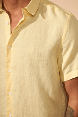 CAMISA LINHO GIBSON - AMARELO da Vörr Brasil | Loja Oficial Vörr Brasil