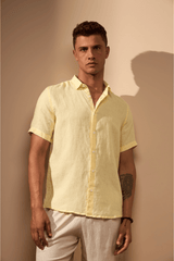 CAMISA LINHO GIBSON - AMARELO da Vörr Brasil | Loja Oficial Vörr Brasil