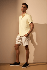 CAMISA LINHO GIBSON - AMARELO da Vörr Brasil | Loja Oficial Vörr Brasil