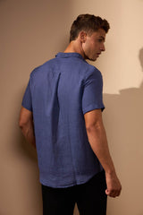 CAMISA LINHO GIBSON - AZUL ROYAL da Vörr Brasil | Loja Oficial Vörr Brasil