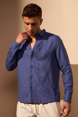 CAMISA LINHO GIBSON - AZUL ROYAL da Vörr Brasil | Loja Oficial Vörr Brasil