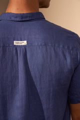 CAMISA LINHO GIBSON COM BOLSO - AZUL ROYAL da Vörr Brasil | Loja Oficial Vörr Brasil
