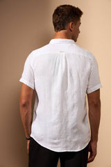 CAMISA LINHO GIBSON COM BOLSO - BRANCO da Vörr Brasil | Loja Oficial Vörr Brasil
