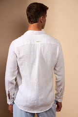 CAMISA GIBSON 100% LINHO COM BOLSO - BRANCO da Vörr Brasil | Vörr Brasil