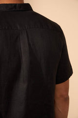 CAMISA GIBSON 100% LINHO COM BOLSO - PRETO da Vörr Brasil | Vörr Brasil