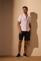 CAMISA LINHO GIBSON COM BOLSO - ROSA da Vörr Brasil | Loja Oficial Vörr Brasil