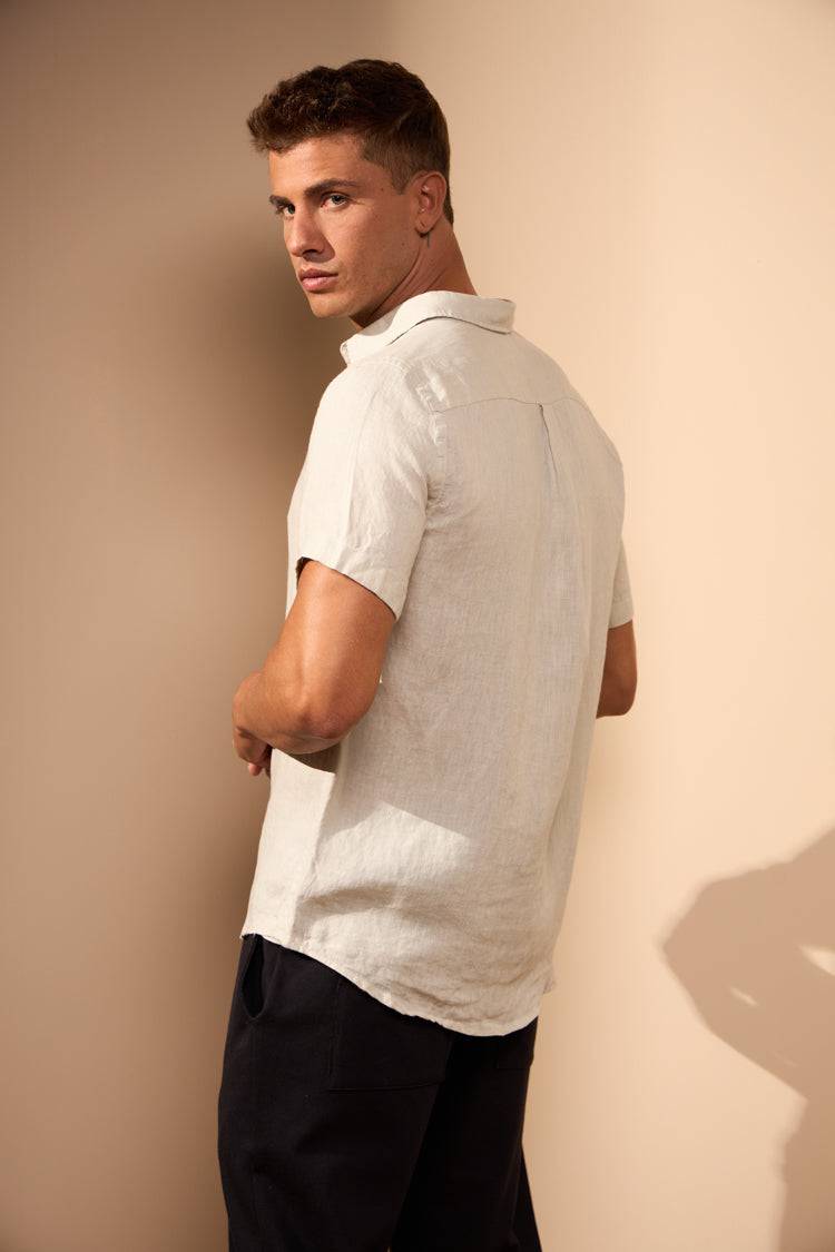 CAMISA LINHO GIBSON - OFF WHITE da Vörr Brasil | Loja Oficial Vörr Brasil