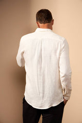 CAMISA LINHO GIBSON - OFF WHITE da Vörr Brasil | Loja Oficial Vörr Brasil