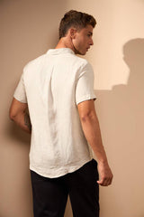 CAMISA LINHO GIBSON - OFF WHITE da Vörr Brasil | Loja Oficial Vörr Brasil