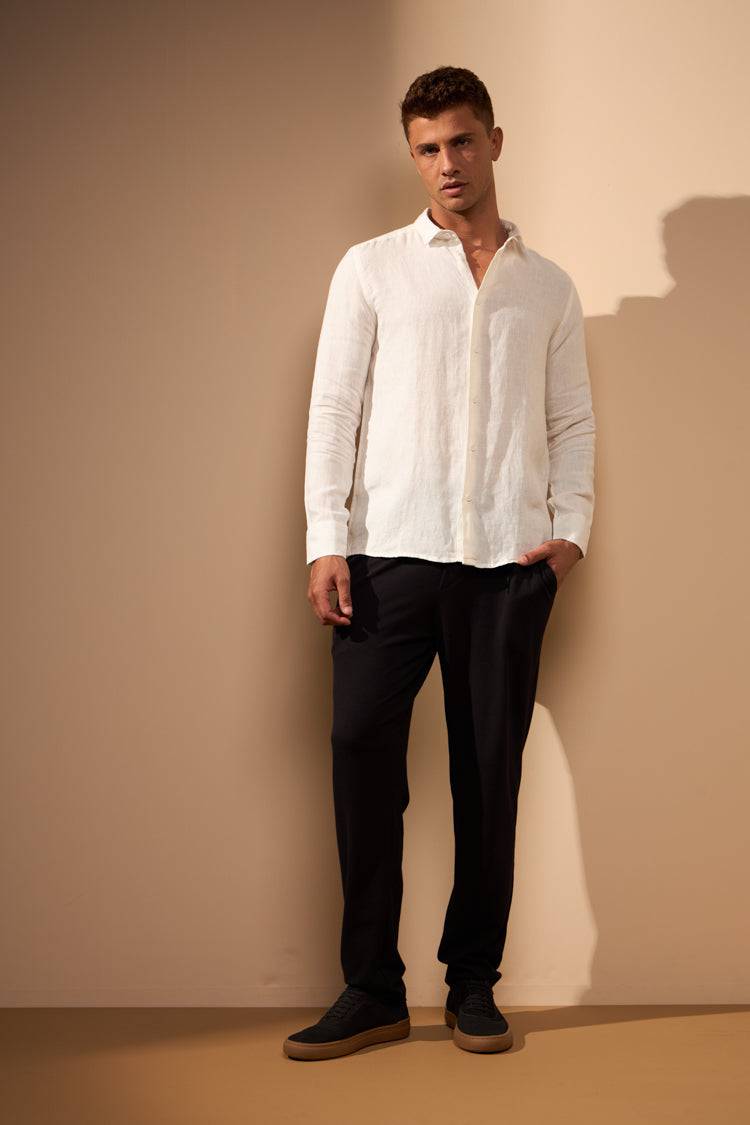 CAMISA GIBSON 100% LINHO - OFF WHITE da Vörr Brasil | Vörr Brasil