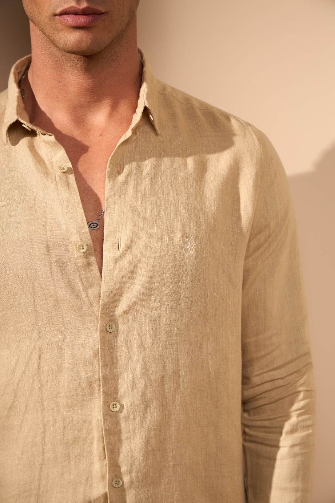 CAMISA GIBSON 100% LINHO - PALHA da Vörr Brasil | Vörr Brasil