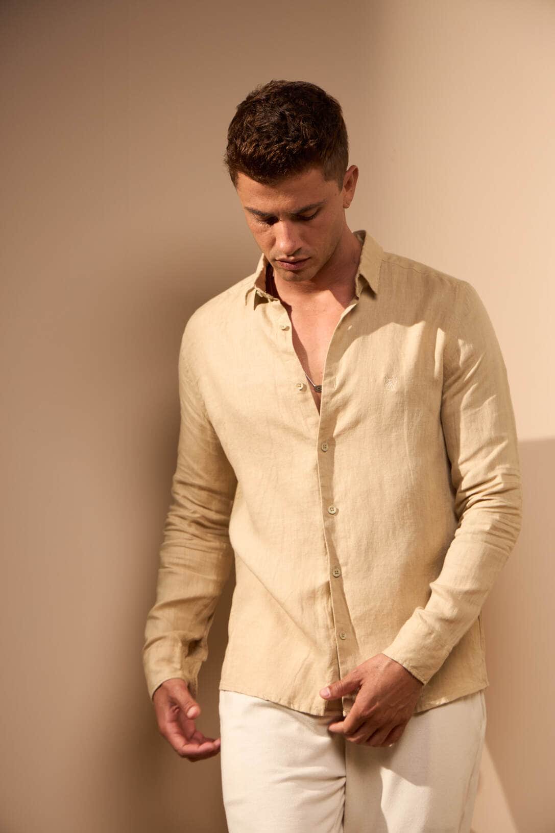 CAMISA GIBSON 100% LINHO - PALHA da Vörr Brasil | Vörr Brasil