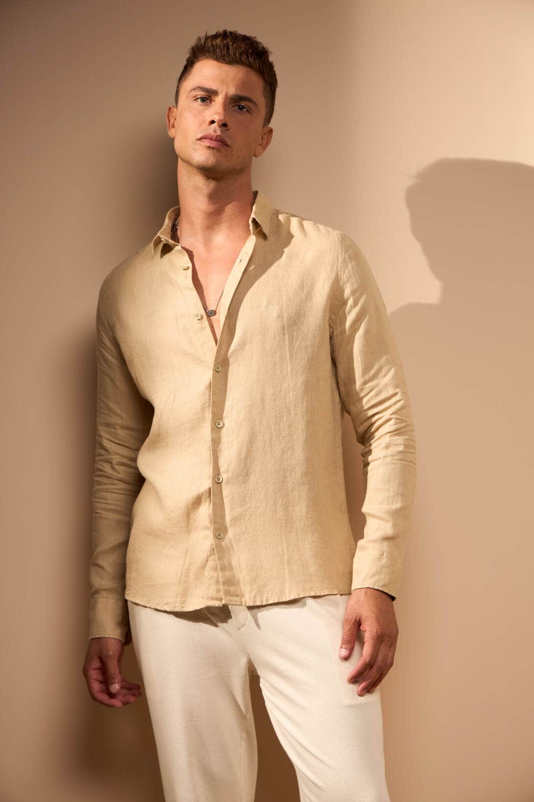 CAMISA GIBSON 100% LINHO - PALHA da Vörr Brasil | Vörr Brasil