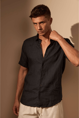 CAMISA LINHO GIBSON - PRETO da Vörr Brasil | Loja Oficial Vörr Brasil
