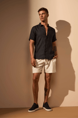 CAMISA LINHO GIBSON - PRETO da Vörr Brasil | Loja Oficial Vörr Brasil
