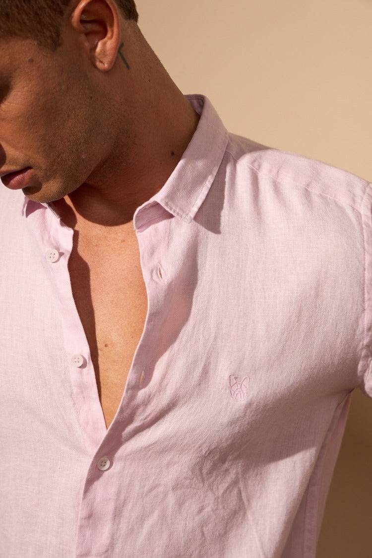 CAMISA GIBSON 100% LINHO - ROSA da Vörr Brasil | Vörr Brasil