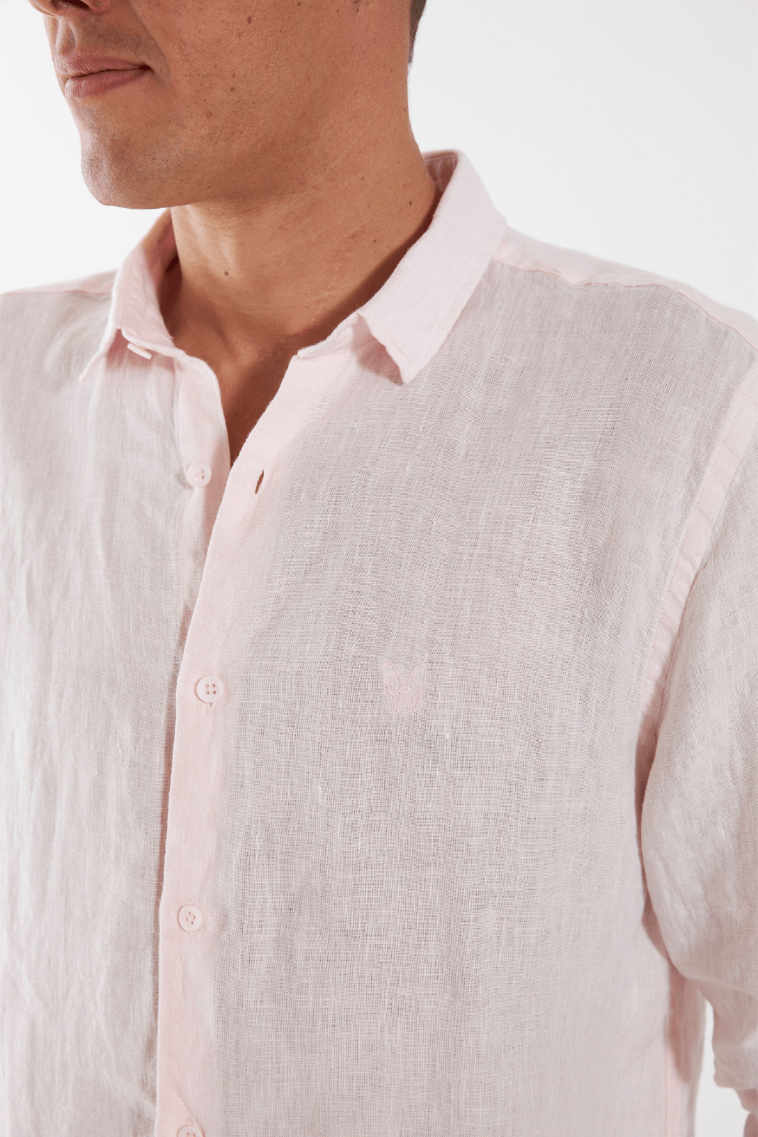 CAMISA LINHO GIBSON - ROSA da Vörr Brasil | Loja Oficial Vörr Brasil