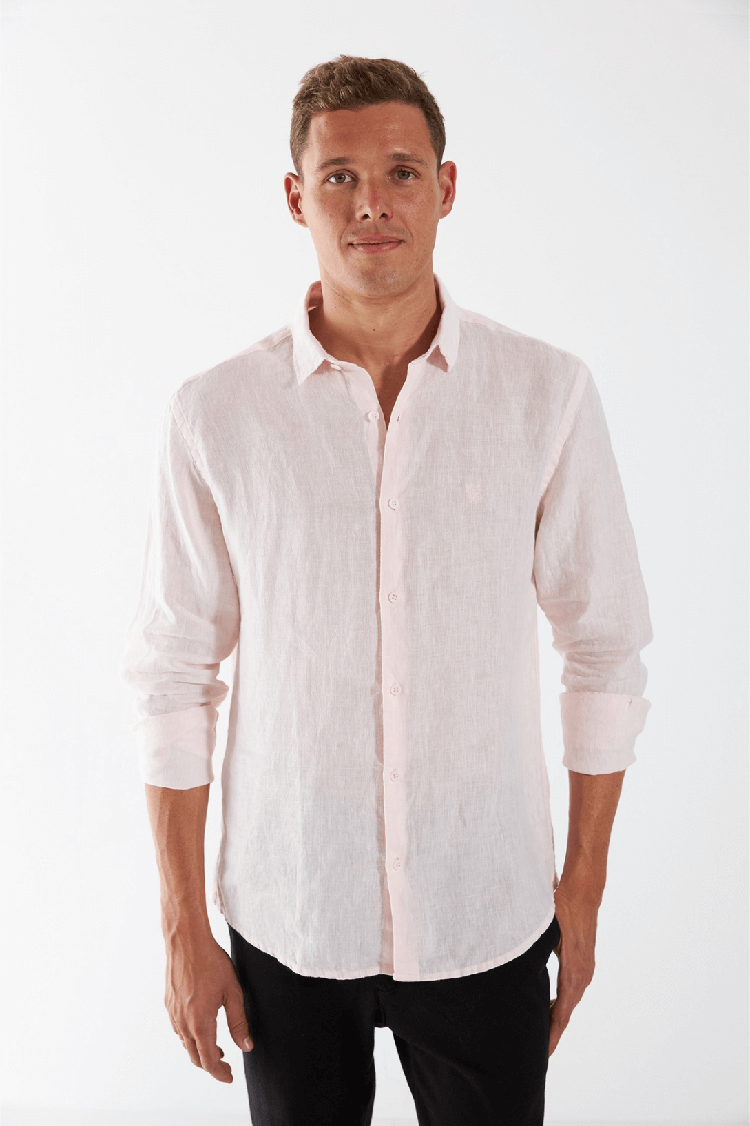 CAMISA LINHO GIBSON - ROSA da Vörr Brasil | Loja Oficial Vörr Brasil