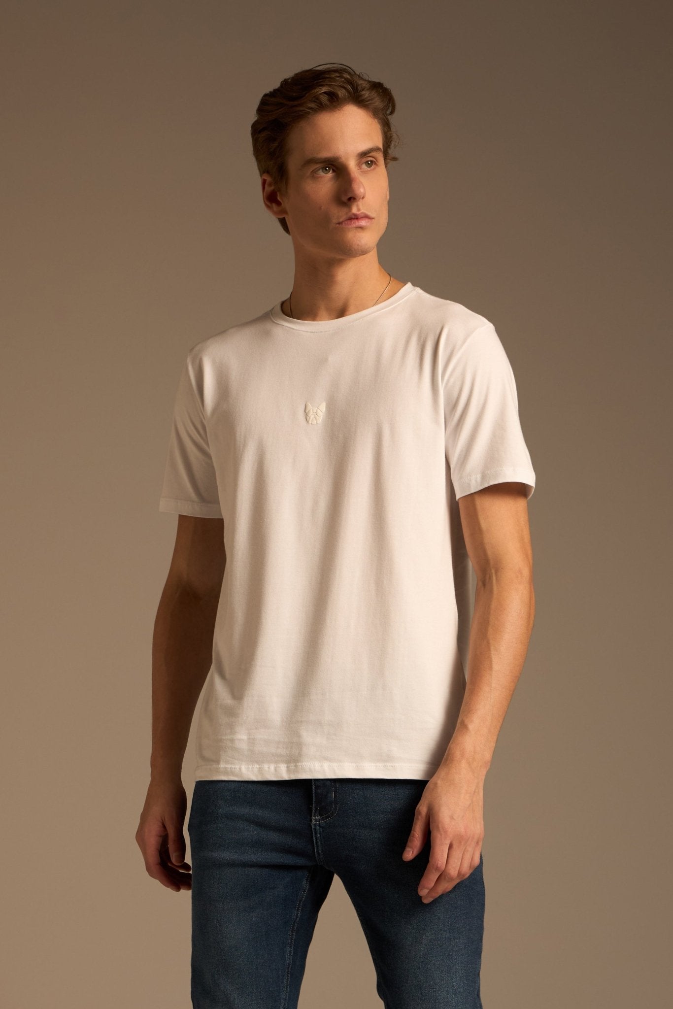 CAMISETA ALGODÃO EGÍPCIO VÖRR BULL - BRANCO da Vörr Brasil | Loja Oficial Vörr Brasil