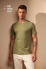 CAMISETA BÁSICA CLÁSSICA CÂNHAMO - VERDE da Vörr Brasil | Loja Oficial Vörr Brasil