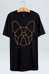 CAMISETA BÁSICA CLÁSSICA INFANTIL - PRETO E DOURADO da Vörr Brasil | Vörr Brasil