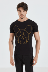 CAMISETA BÁSICA CLÁSSICA - PRETO E DOURADO da Vörr Brasil | Loja Oficial Vörr Brasil