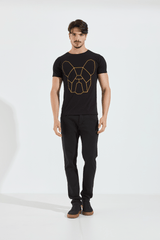 CAMISETA BÁSICA CLÁSSICA - PRETO E DOURADO da Vörr Brasil | Loja Oficial Vörr Brasil
