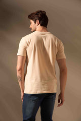 CAMISETA BÁSICA CONFORTO 100% ALGODÃO - AREIA da Vörr Brasil | Loja Oficial Vörr Brasil