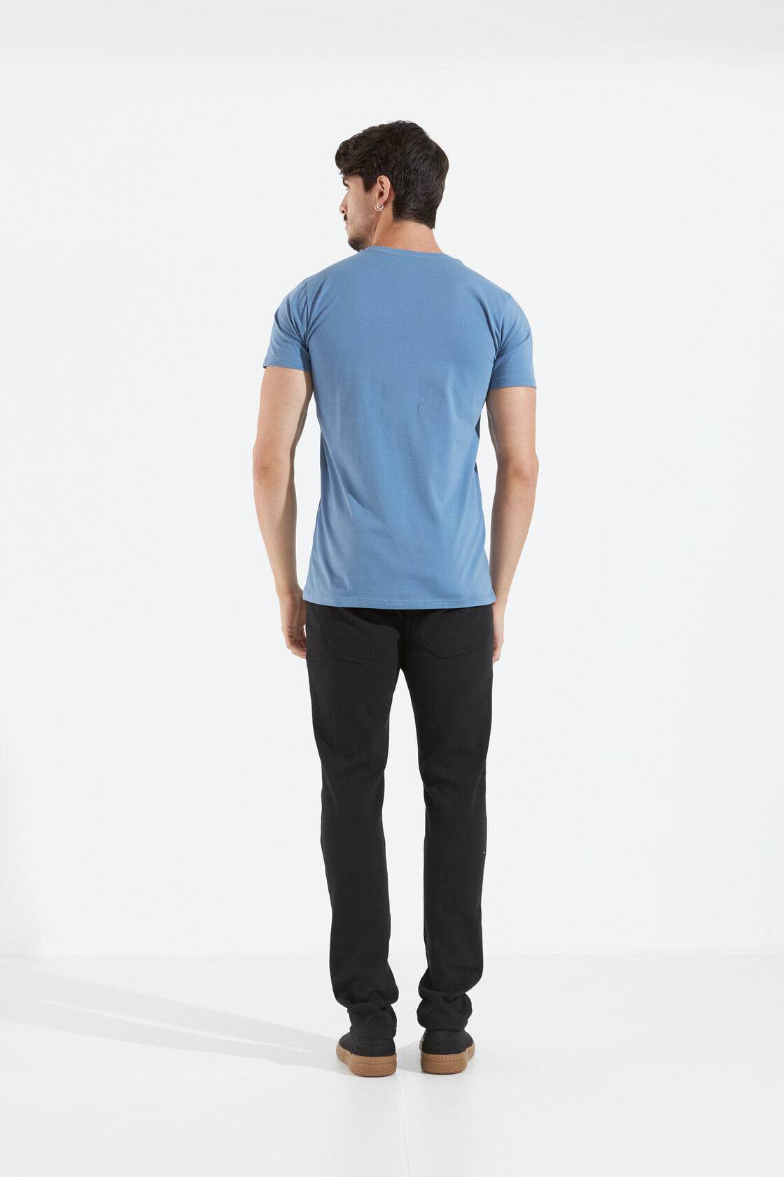 CAMISETA BÁSICA LONG - AZUL da Vörr Brasil | Loja Oficial Vörr Brasil