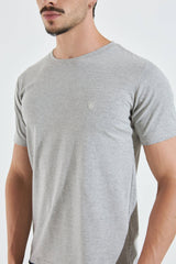 CAMISETA BÁSICA MESCLA - CINZA E BRANCO da Vörr Brasil | Loja Oficial Vörr Brasil