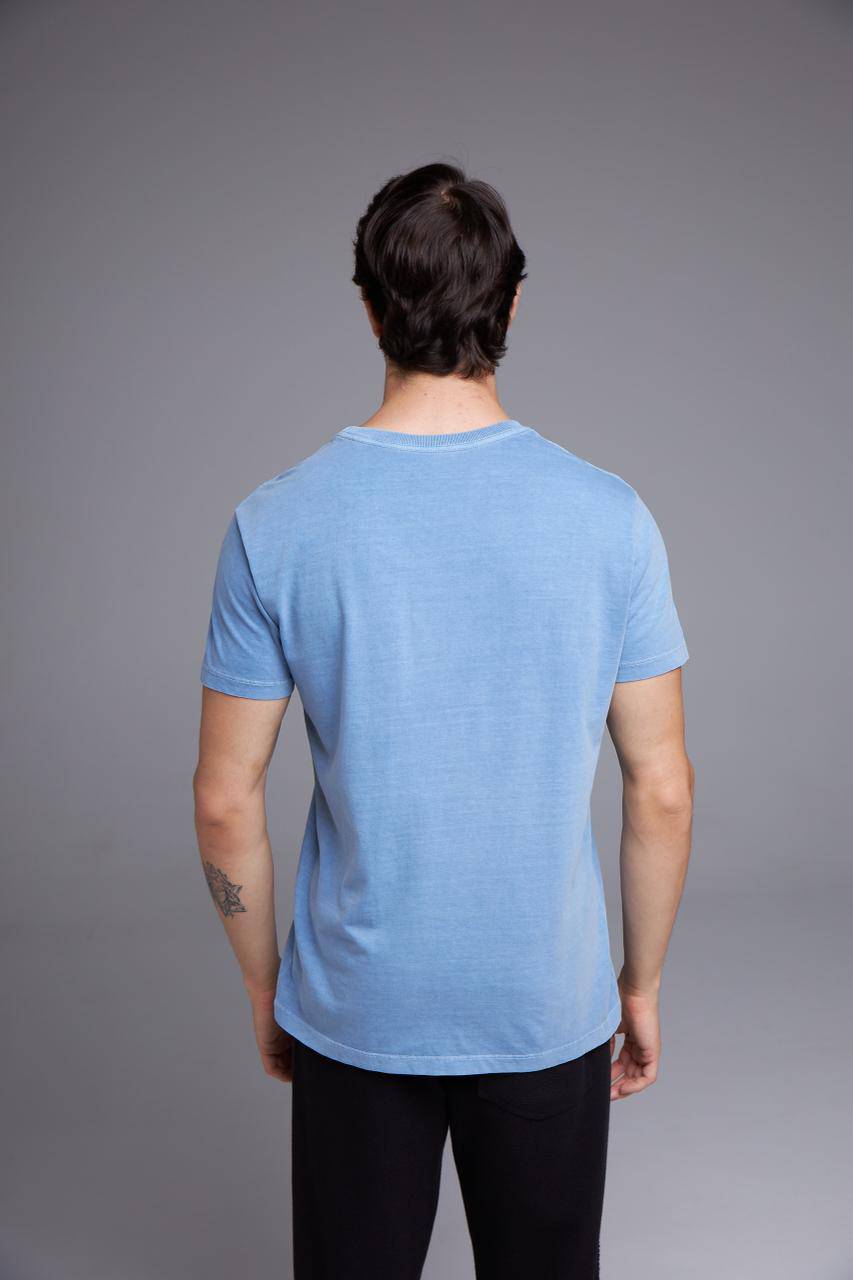 CAMISETA BÁSICA STONE - AZUL da Vörr Brasil | Loja Oficial Vörr Brasil