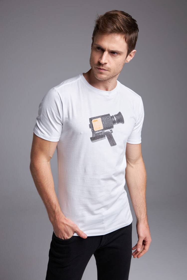 CAMISETA CÂMERA - BRANCO da Vörr Brasil | Loja Oficial Vörr Brasil