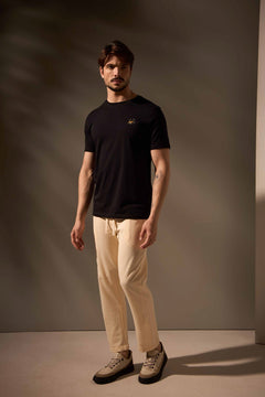 CAMISETA CICLO ALGODÃO EGÍPCIO - PRETO